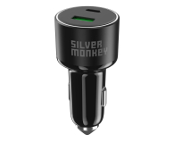 SILVER MONKEY samochodowa 100W USB-C PD + USB 3.0 QC - 1065081 - zdjęcie 3